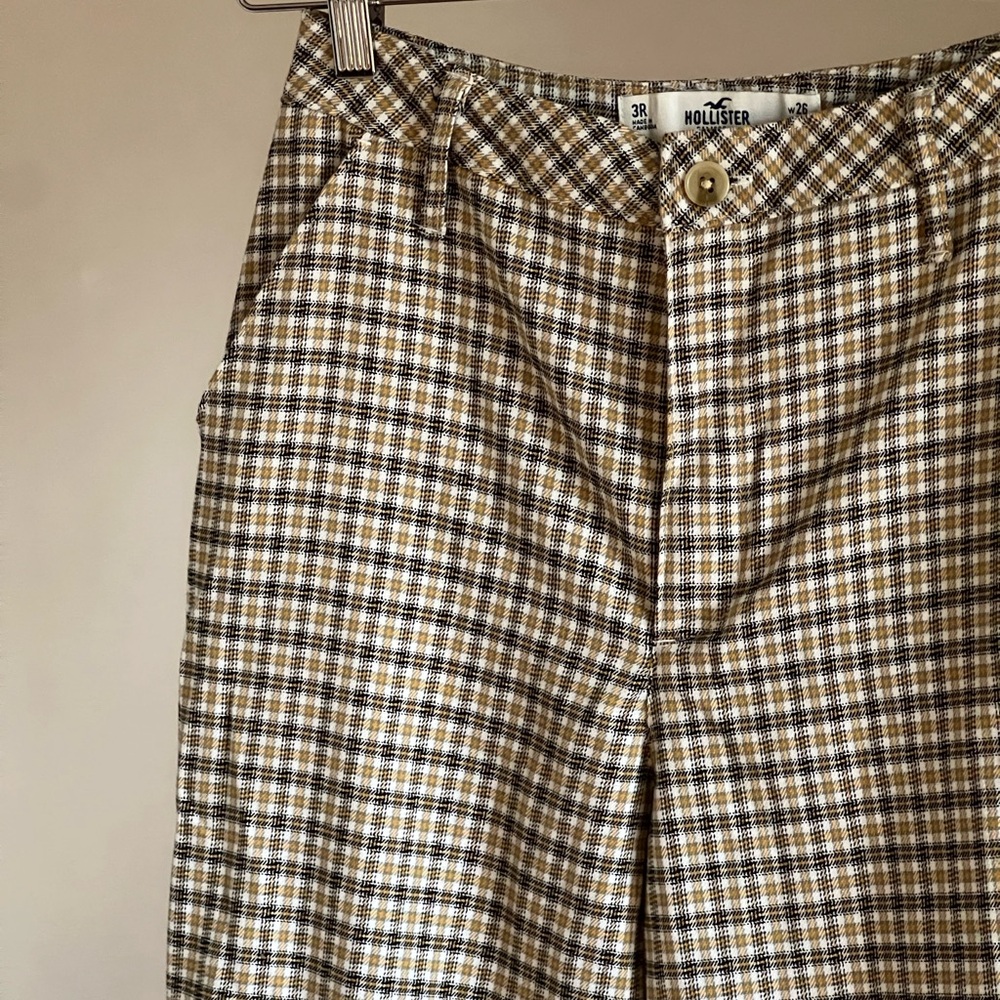 Hollister Plaid Pants